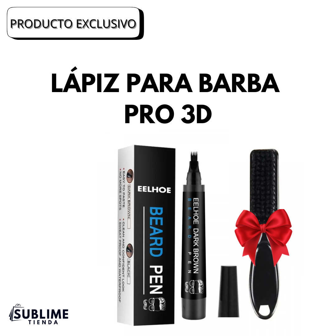 LÁPIZ PARA BARBA PRO 3D 🧔🧔🧔 - POCAS UNIDADES